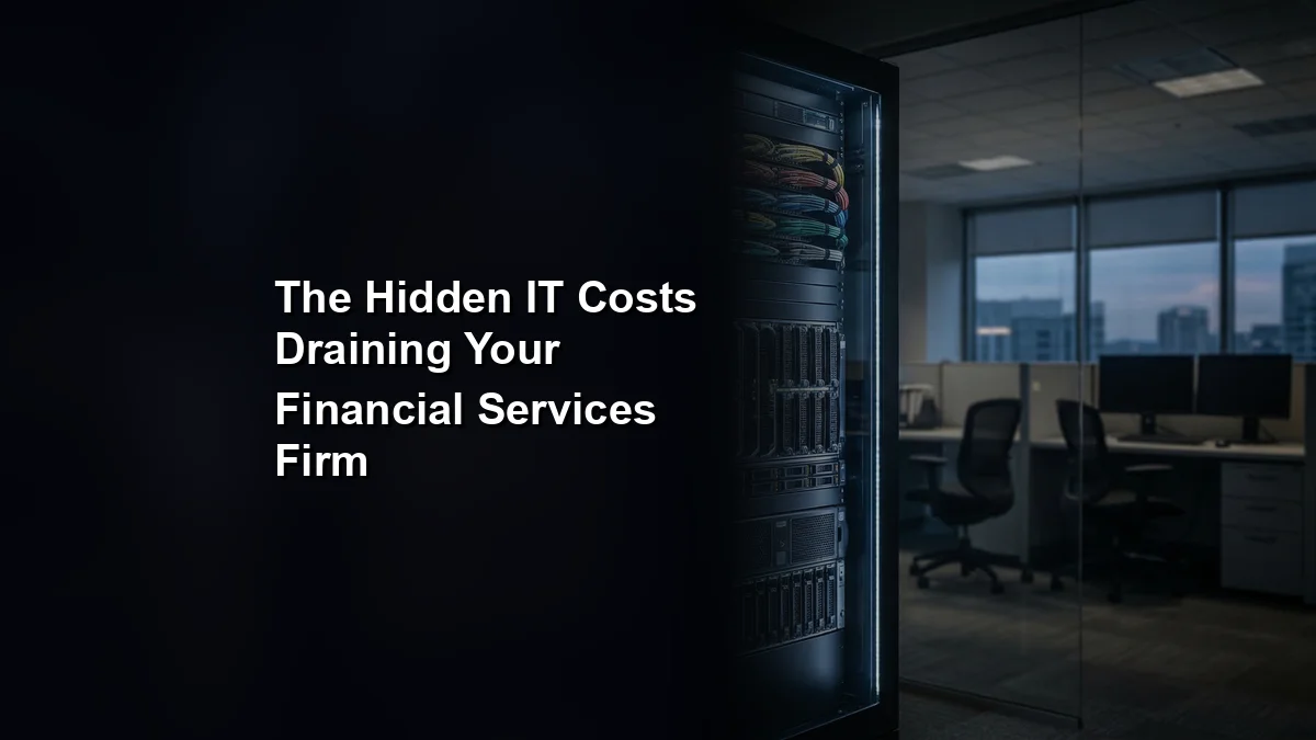 The Hidden IT Costs Draining Your Financial Services Firm