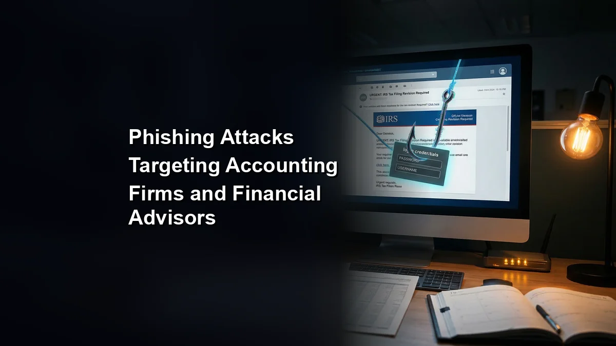 Phishing Attacks Targeting Accounting Firms and Financial Advisors