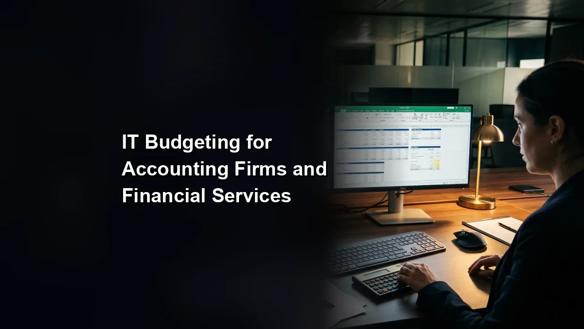 IT Budgeting for Accounting Firms and Financial Services