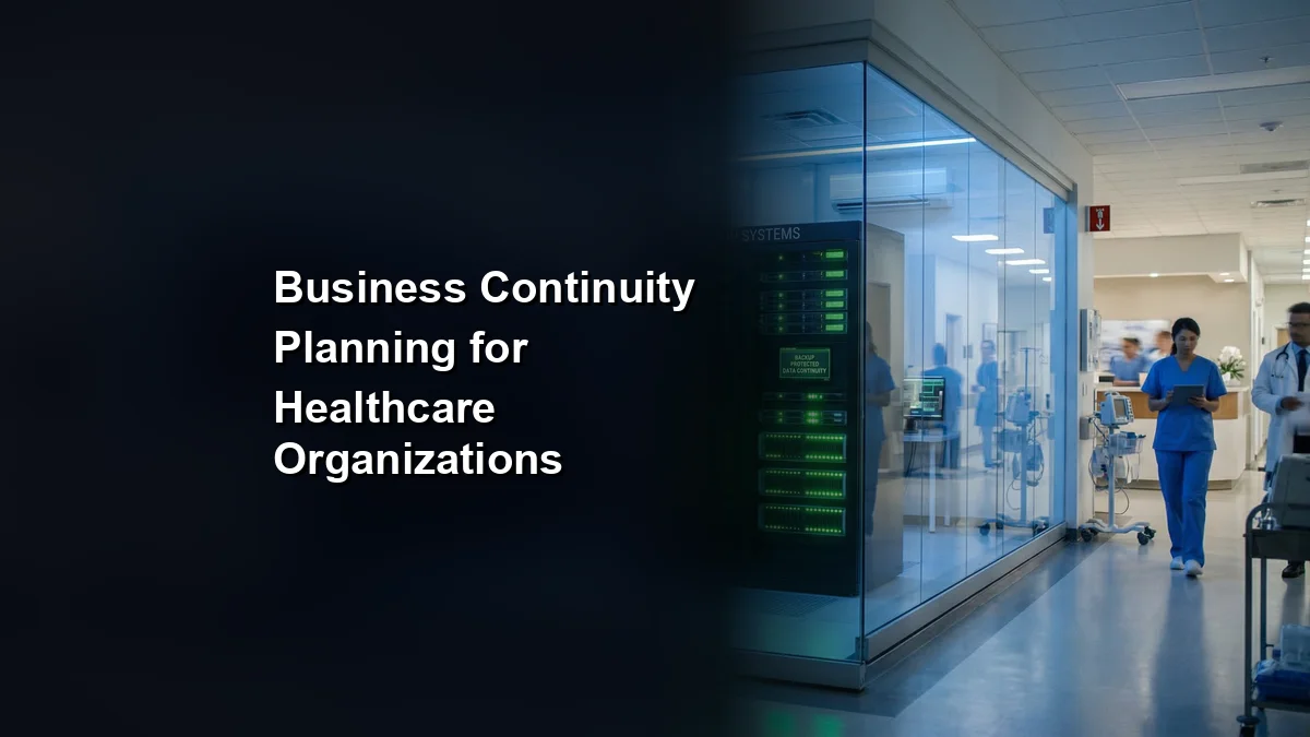 Business Continuity Planning for Healthcare Organizations