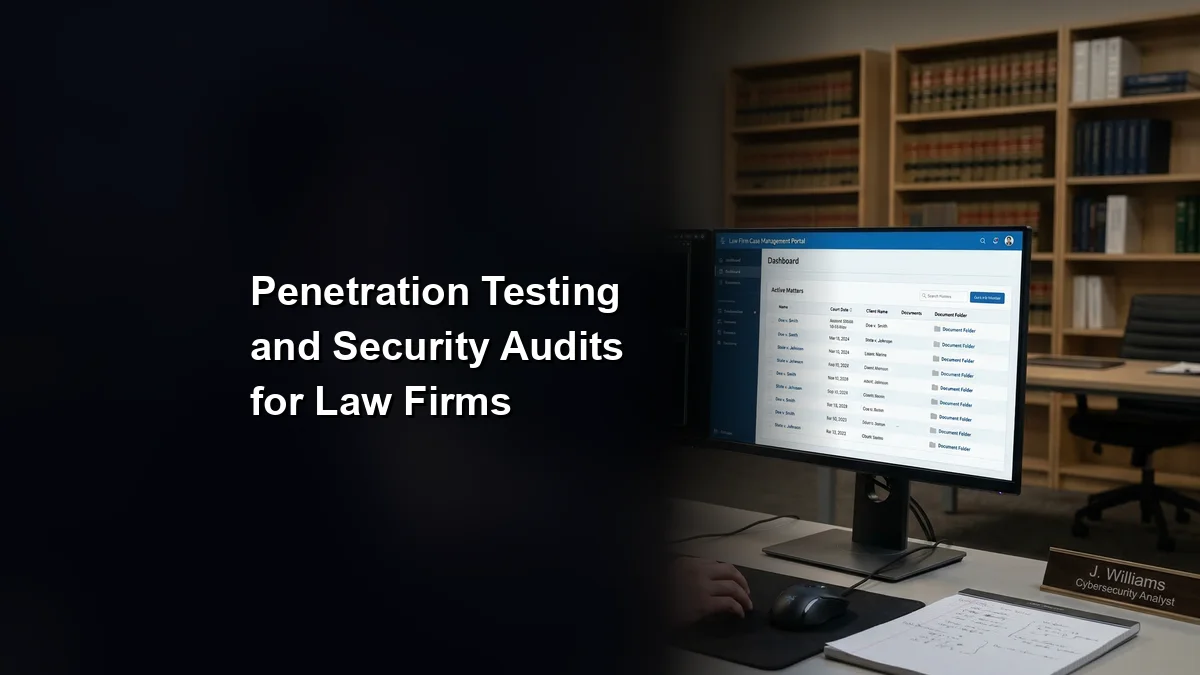 Penetration Testing and Security Audits for Law Firms