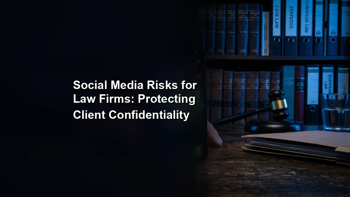 Social Media Risks for Law Firms: Protecting Client Confidentiality
