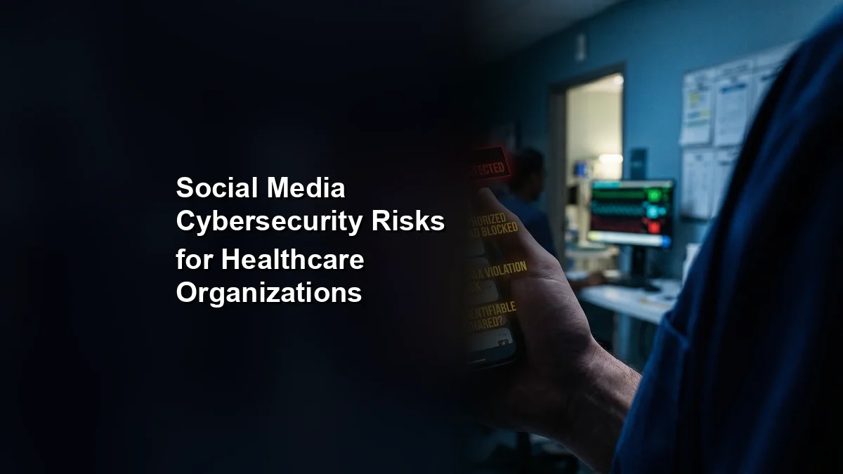 Social Media Cybersecurity Risks for Healthcare Organizations